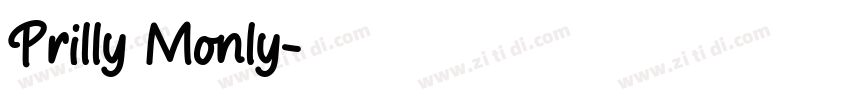 Prilly Monly字体转换